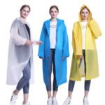 Reusable EVA Rain Ponchos for Adults Rain Jackets Raincoats for Men Women Raincoats